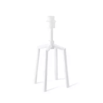 Лампа настольная, белая, без абажура, выключатель, цоколь, В 39 см Globo Lighting, белый