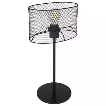 Лампа настольная, металлическая сетка, высота 45 см, ДОПС Globo Lighting, черный