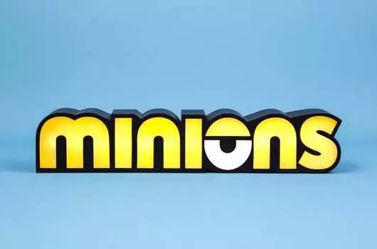 Лампа с логотипом Fizz Creations Minions, лампа настроения, официально лицензированная продукция Minions, настольная лампа, лампа для спальни, Gru Uprising, с питанием от USB или аккумулятора. Inna marka