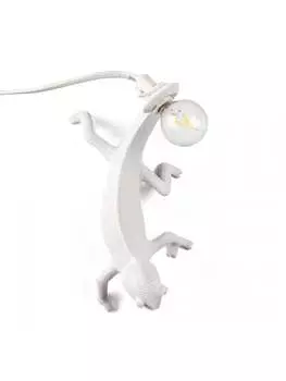 Лампа SELETTI Chameleon, опускающаяся вправо, белый