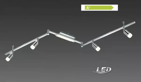 Лампа Trio LED потолочный светильник 5 FLG лампа потолочный светильник 876310506 EEK A+