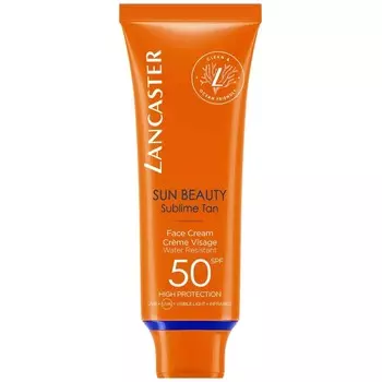 Lancaster, Sun Beauty Face Cream SPF50, защитный крем для лица, 50мл