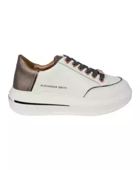 Lancaster женские кроссовки тёмно серебристые Alexander Smith, белый