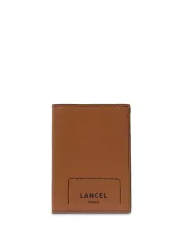Lancel кошелек 9cc в три сложения, коричневый