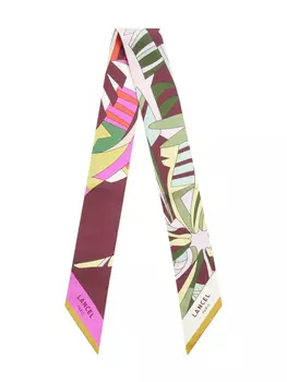 Lancel шелковый платок, розовый