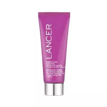 Lancer Skincare Caviar Lime Acid Peel On the Go Ретиноловый химический пилинг для лица с осветляющей гликолевой кислотой 0,5 жидких унций
