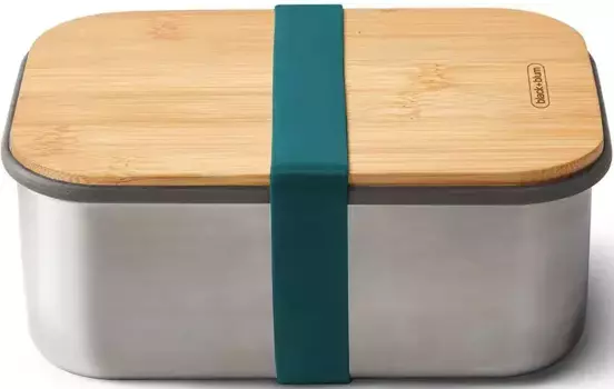 Ланч-бокс черный+блюм, (4 шт.) Black+blum 13х8х19 см, темно-синий