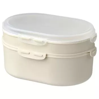 Ланч-боксы, комплект из 2х шт., светло-серо-бежевый, UTBJUDA IKEA