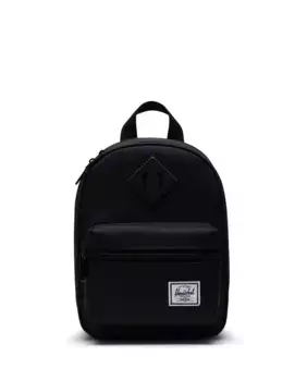 Ланч-рюкзак 5л для мальчиков из черной ткани Herschel, чёрный