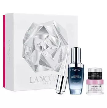 Lancome Advanced Genifique Set Активирующий молодость концентрат Сыворотка для лица 30мл + Advanced Genifique Yeux Mini Eye Cream 5мл + Hydra Zen Увлажняющий крем-гель Дневной крем-гель 15мл