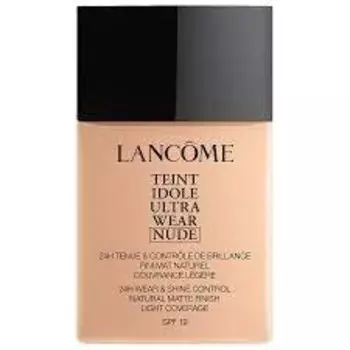 Lancome, Teint Idole Ultra Wear Nude, легкая матирующая основа, 10 оттенков пралине, 40 мл