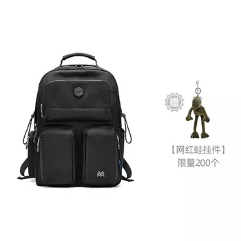 Land Gulls Рюкзак унисекс с изображением сухопутных чаек, Темно-синий большой + черный