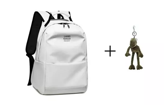 Land Gulls Рюкзак унисекс с изображением сухопутных чаек, Белый