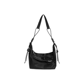 Land Gulls Сумка через плечо унисекс Land Guilts, Черная + сетка красная лягушка