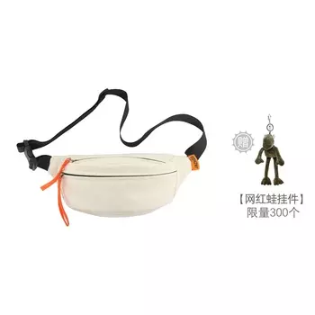 Land Gulls Сумка-слинг унисекс с изображением сухопутных чаек, От белого