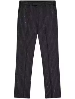 Laneus брюки с пайетками, серый