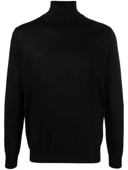 Laneus джемпер из смесовой шерсти с высоким воротником, черный