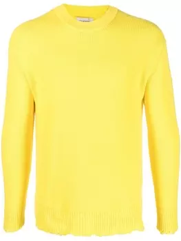 Laneus джемпер в рубчик, желтый