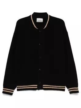 Laneus фактурный кардиган, черный