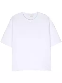 Laneus футболка с нашивкой-логотипом, белый