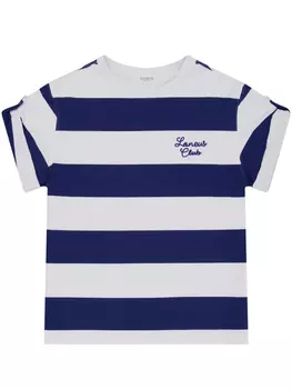 Laneus футболка в полоску, синий