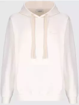 Laneus худи свободного кроя, белый