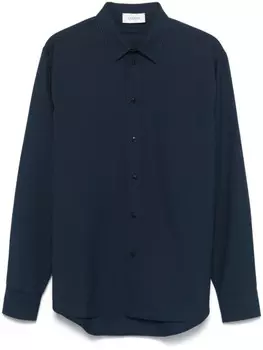 Laneus рубашка из вирджинской шерсти, синий
