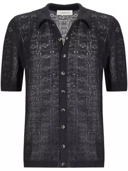 Laneus рубашка рыхлой вязки, черный