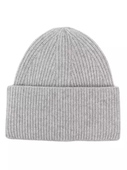 Laneus шапка бини в рубчик, серый
