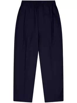 Laneus широкие брюки из вирджинской шерсти, синий