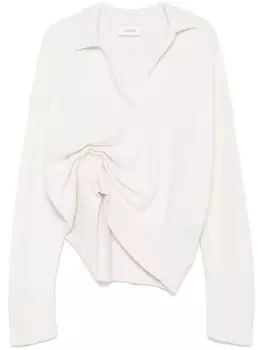 Laneus свитер асимметричного кроя, серый