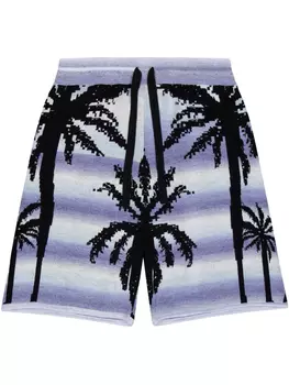 Laneus трикотажные шорты-бермуды, фиолетовый