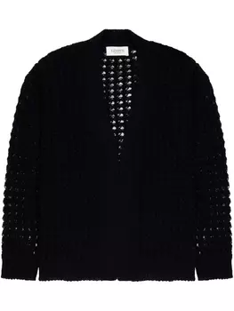 Laneus вязаный кардиган, черный