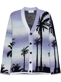 Laneus вязаный кардиган, фиолетовый