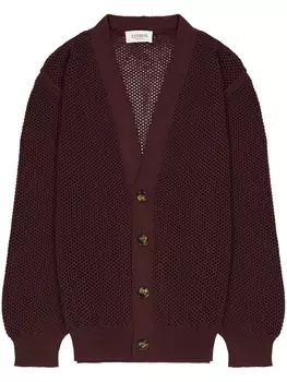 Laneus вязаный кардиган, коричневый