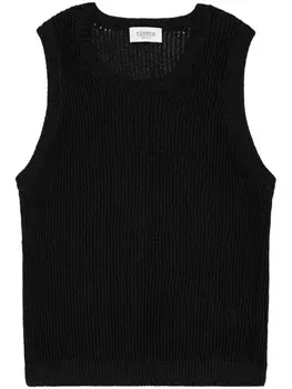 Laneus вязаный жилет, черный