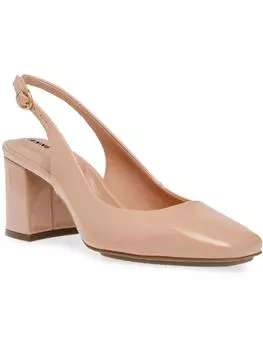 Laney женские туфли из искусственной кожи с открытой пяткой на каблуке Anne Klein, цвет nude