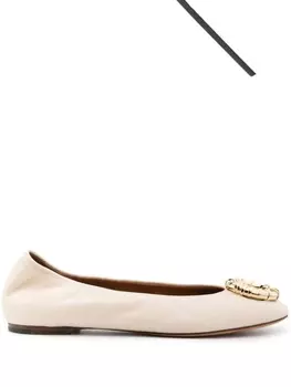 Lanvin балетки Melodie, нейтральный цвет