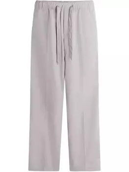 Lanvin брюки с кулиской, серый