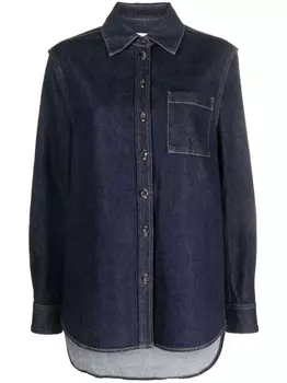 Lanvin джинсовая куртка-рубашка, синий