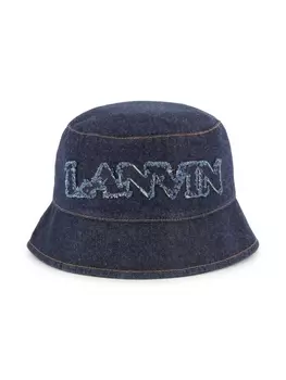 Lanvin Enfant джинсовая панама, синий
