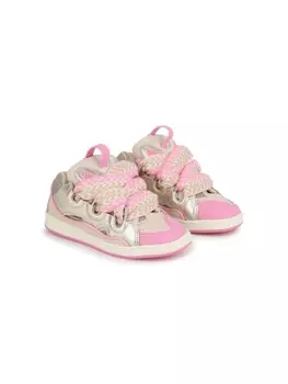 Lanvin Enfant кроссовки Curb, розовый