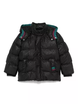 Lanvin Enfant непромокаемая куртка с капюшоном, черный