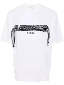 Lanvin футболка Curb Lace, белый