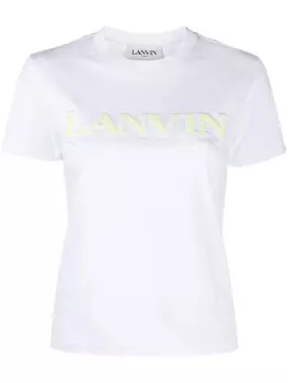 Lanvin футболка с логотипом, белый