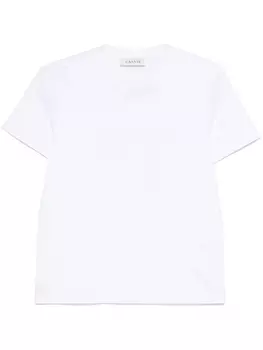 Lanvin футболка с вышивкой, белый