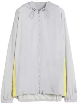 Lanvin худи на молнии, серый