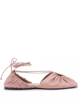 Lanvin кожаные балетки, розовый