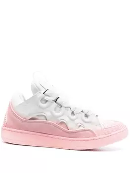 Lanvin кроссовки Curb с эффектом градиента, розовый