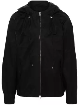 Lanvin куртка на молнии с капюшоном, черный
